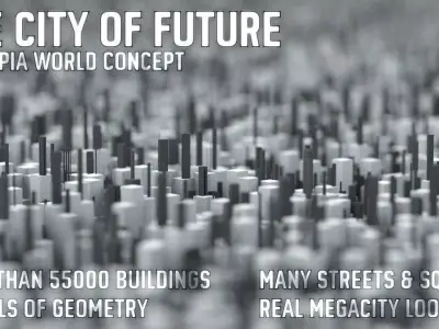City of Future 3D model