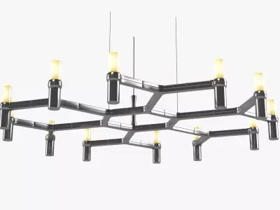 Nemo Crown Plana Minor Chandelier 3D model