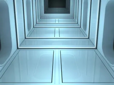 Sci Fi Interior 3D model