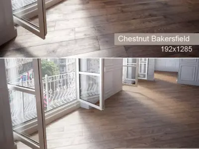 Wooden floor 3D model