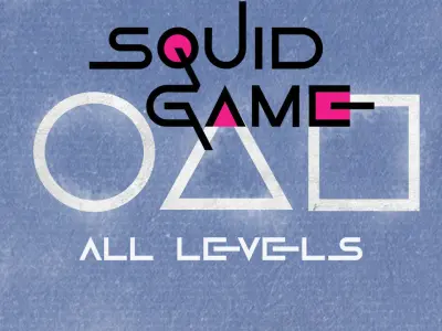 Squid Game environment - Stepping Stone Low-poly 3D model