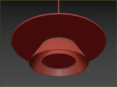 Spar pendant lamp 3D model