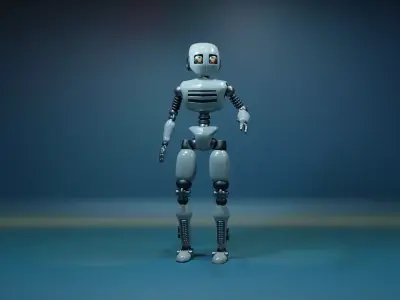 Rigged Robot 3D model purchase