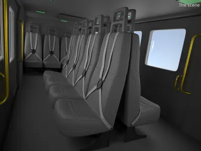  Tiltrotor Transport Aircraft Flying 