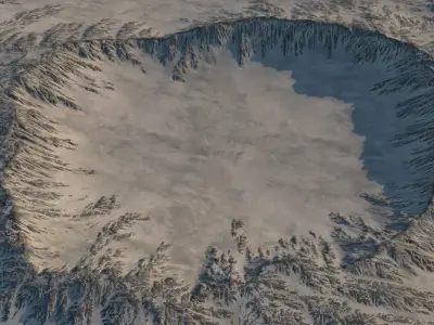 Crater 001 3D model
