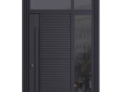 Entrance door set142 3D model