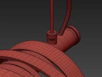 CIRCUS spiral hanging lamp 3D model