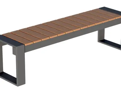 Collection City Bench 02 3D Model Pack