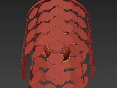 BRIELLE MINI CHANDELIER 3D model