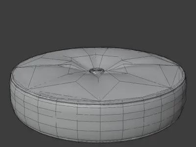 Leather Pillow 3D model