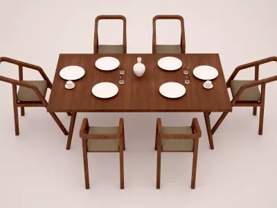 DINING TABLE 3D model