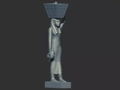 Ancient Egyptian Estate Figure sculpture 3d printable model 3D print model