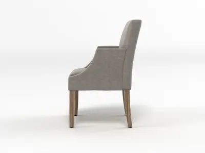 Generic Fabric Armchair 3D model