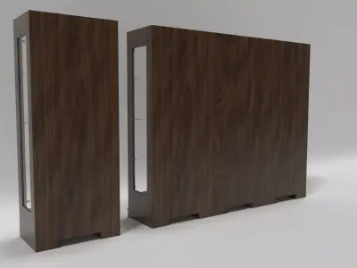 China Cabinet 02  3D model