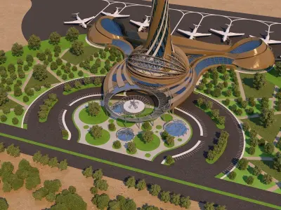 0010 - Architecture Airport - 2021 - 02 3D model