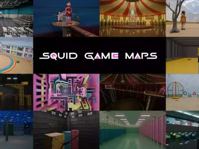 Squid Game All Maps 3D Model Pack