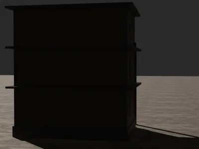 City house low-poly Low-poly 3D model