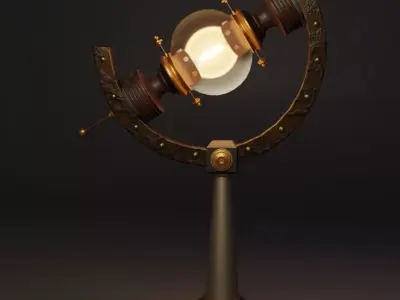 Standing Lamp 3D Model Free 3D model