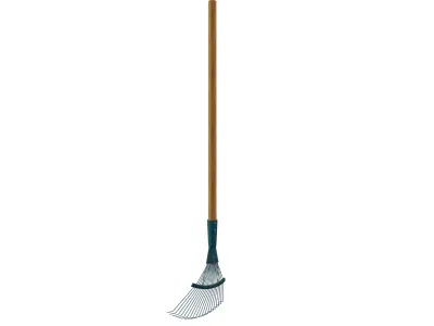 Leaf Rake Low-poly 3D model