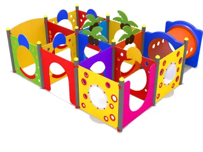 Kids Playground Low-poly 3D model