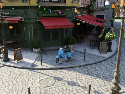 A Street From Paris 3D model