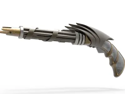 Romulan Phaser Pistol from the movie Star Trek 2009 3D print model