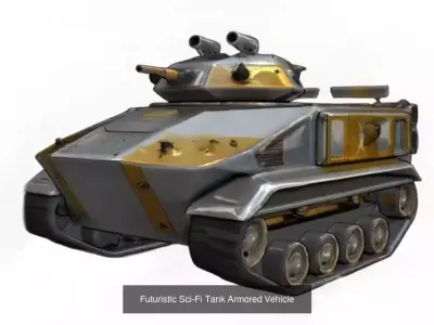 Sci-Fi Military Vehicles Pack 5 Futuristic Combat Units