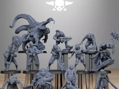 Corrupted Guard Wretched 3D print model