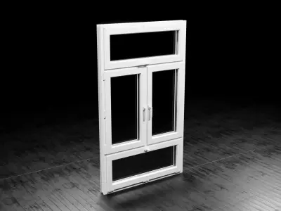 Modern Window Low-poly 3D model