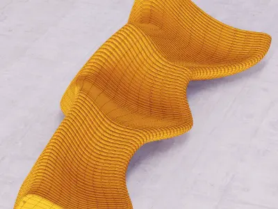 Parametric bench n4 3D model