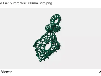 The Citadel Charm 3D print model