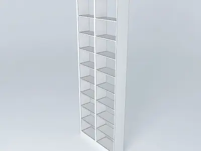 bookshelf at hall door left Free 3D model