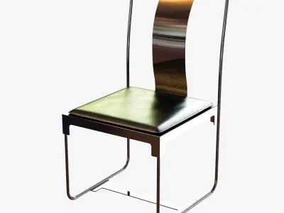 Driade mingx metal chair 3D model