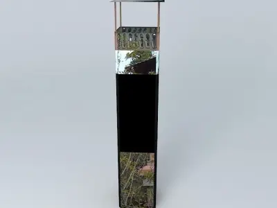 Mirador de la Olla dam Guanajuato 3D model