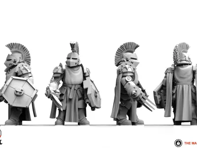 Feudal Guard - Lord Commander Ragnar 3D print model