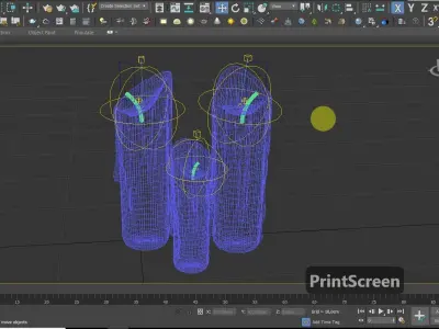 CANDLE candles Low-poly 3D model