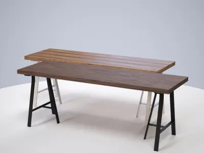 Table ar vr optimized Low-poly 3D model purchase