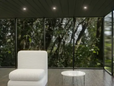 Simple Interior - Low Poly - Game Ready - PBR Low-poly 3D model