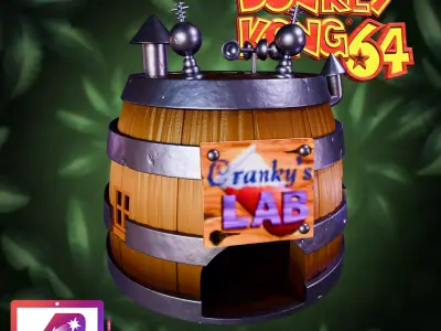 Cranky Lab Donkey Kong 64 3D print model