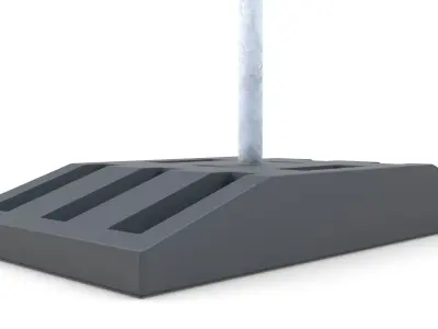 Street Sign 02 3D model