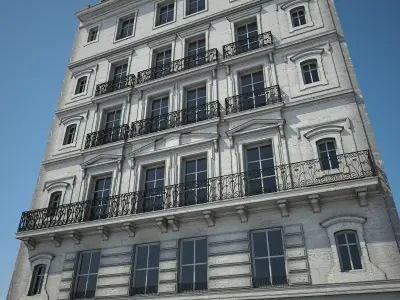 Old Building V 3D model