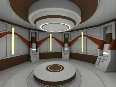 Sci fi Room  3D model