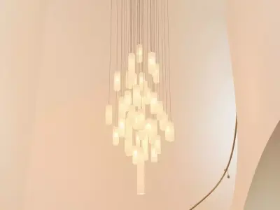 Modern Material Light Pack Low-poly 3D model