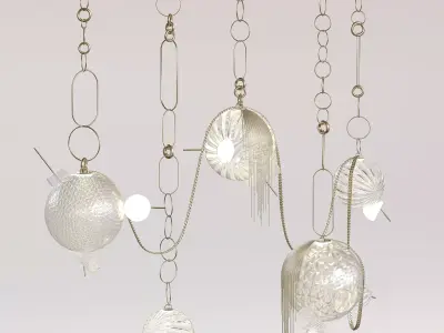 Paradise Chandelier by Lindsey Adelman 3D model