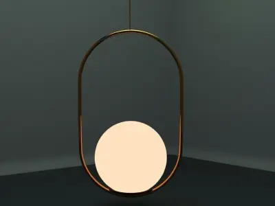 circle chandelier 3D model