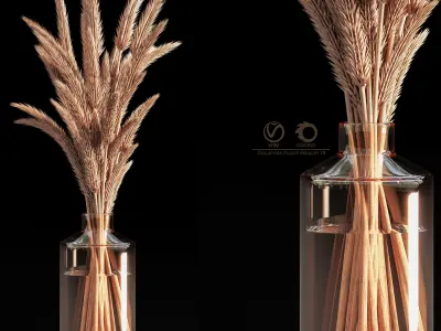 Collaction Plants Bouquet 10 3D model