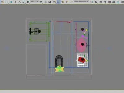 Mini Bathroom  Free 3D model