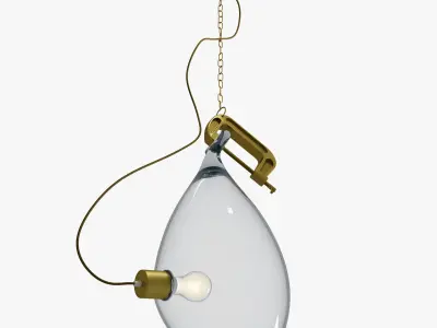 Imperium light wineglass 3D model