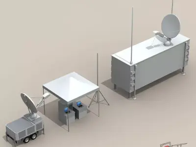 UAV Ground Control Stations 3D model