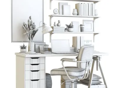 Office workplace 67 3D model